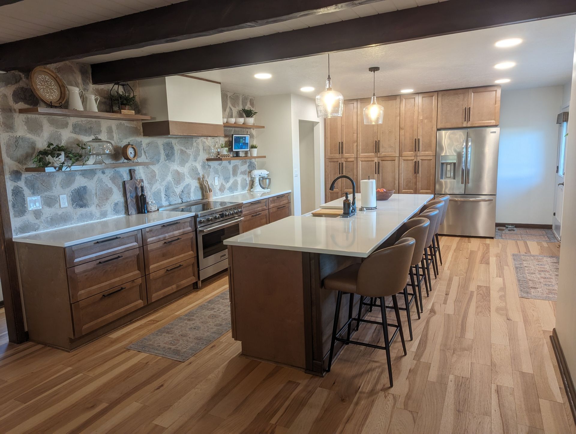 The RTA - Natural wood cupboards are a definite winner! Take a look at ...