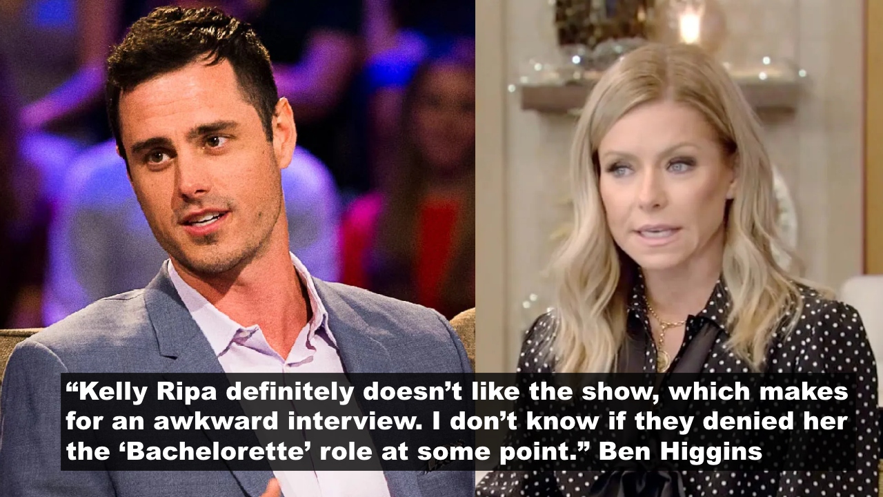 The Bachelor - Ben Higgins and Ashley I Call out Kelly Ripa for ...
