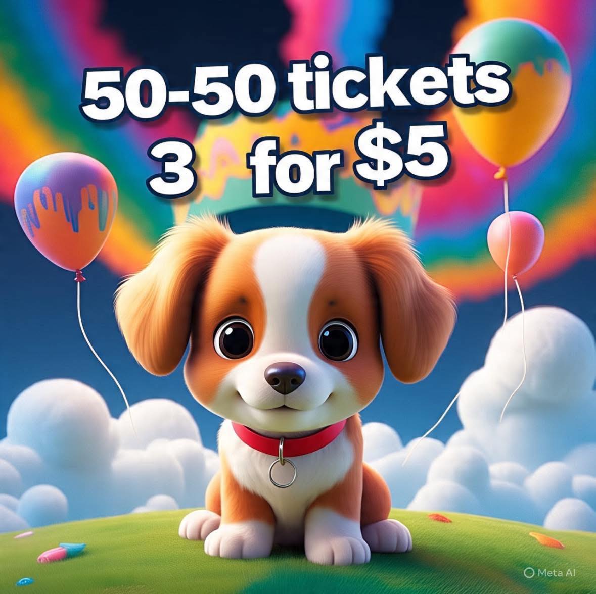 Wee - 50-50 Raffle Tickets: 3 for $5 On May 30th, 5 innocent puppies ...