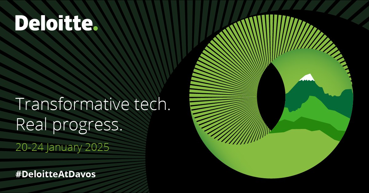 Deloitte - Deloitte is driving the conversation at #Davos2025! We're ...