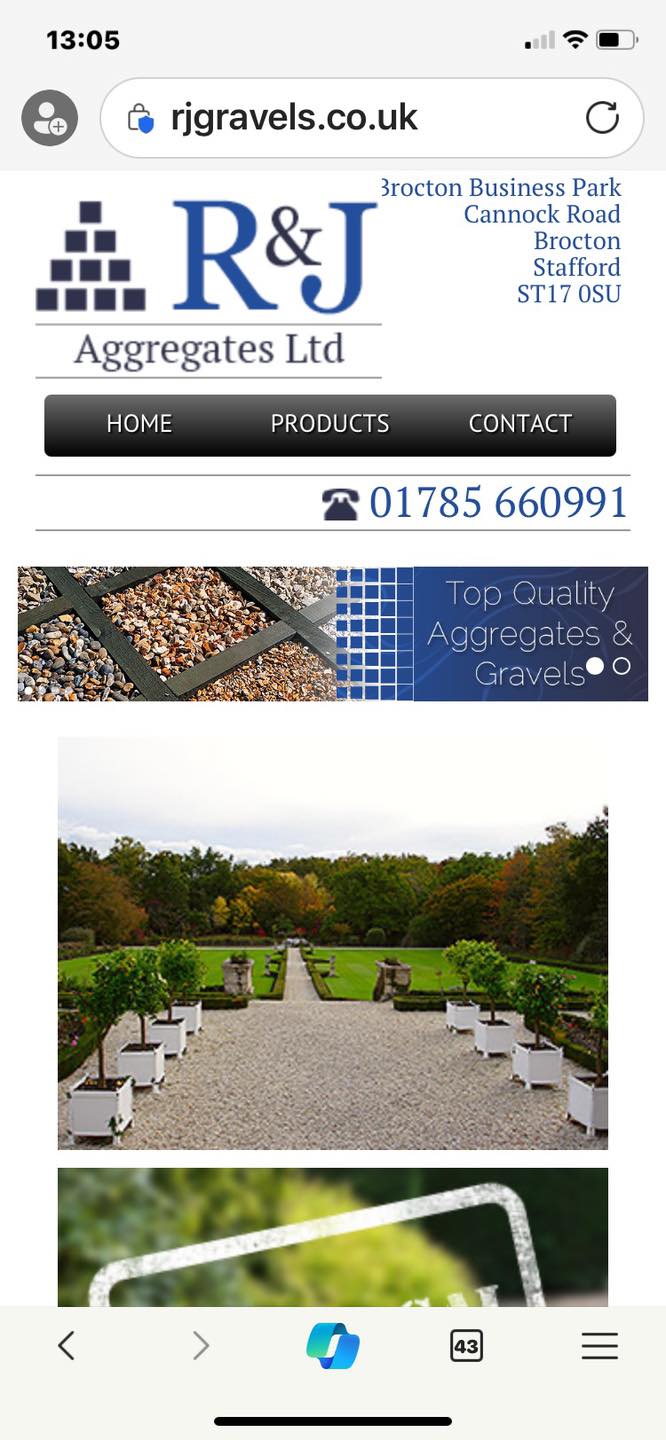 R&J Aggregates Ltd | Stafford