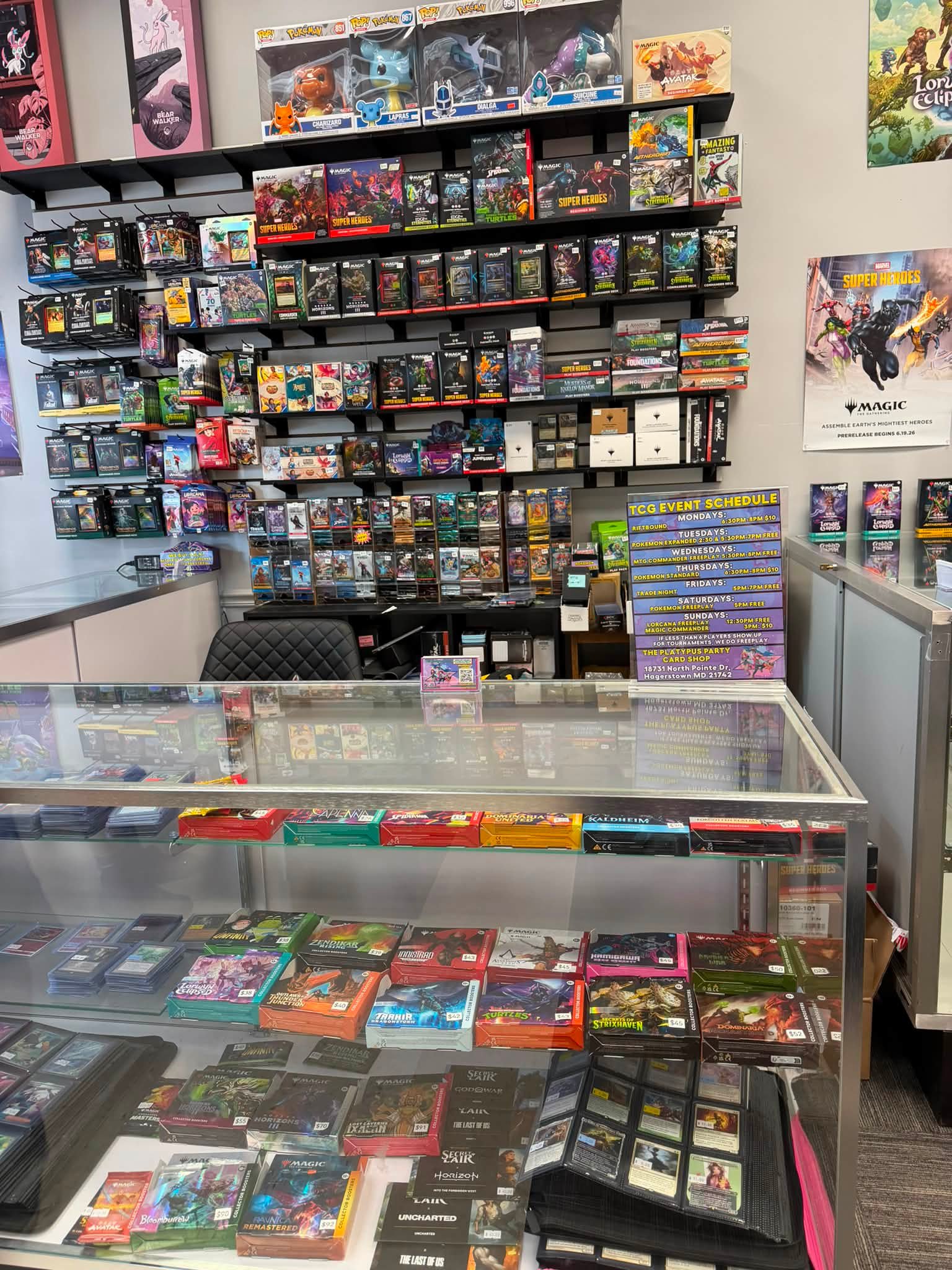 theplatypusparty pokemon tcg card shop hagerstown reviews Collections  The Platypus Party The Platypus Party Card Shop