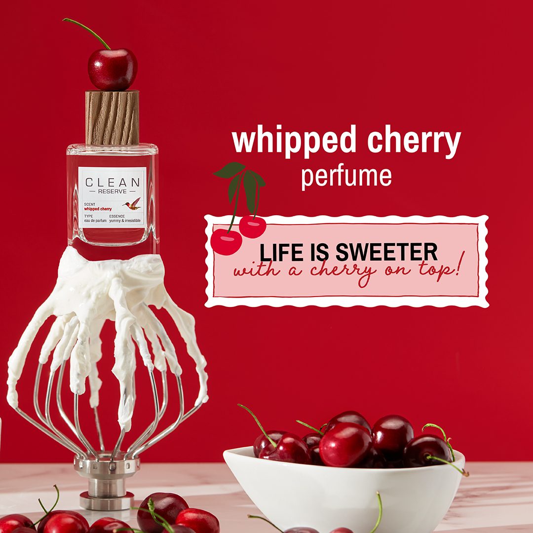 New! Clean Reserve Whipped Cherry perfume. Yummy and irresistible