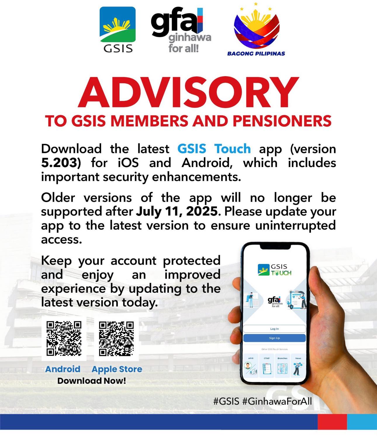 GSIS - Attention to all GSIS Members and Pensioners. Please update your ...