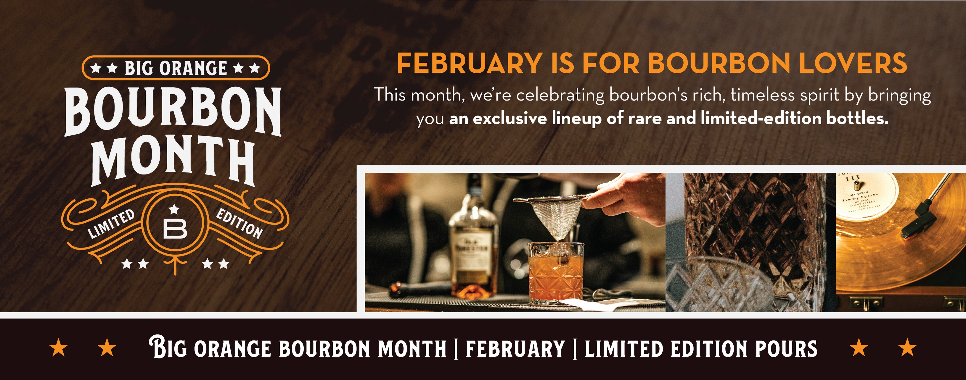 Big - February is for bourbon lovers! We’re celebrating the rich ...