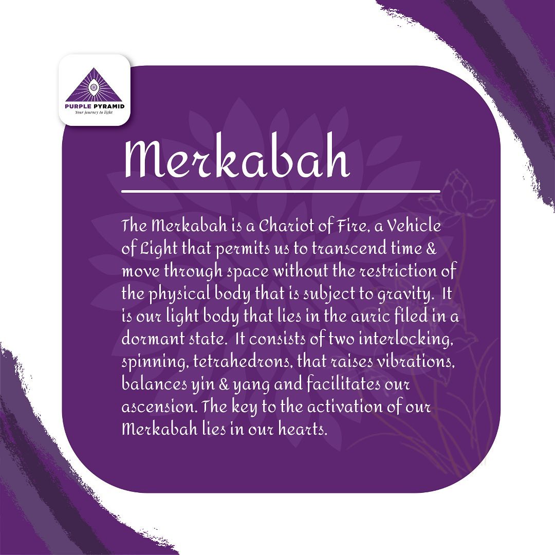 Purple Pyramid - What is the Merkabah? 💜 #purplepyramid...