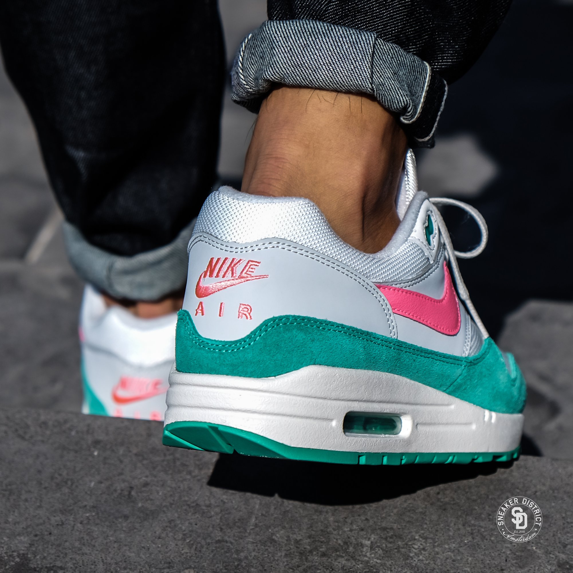 Nike Air Max 1 “Watermelon” Summit White/Sunset Pulse-Kinetic