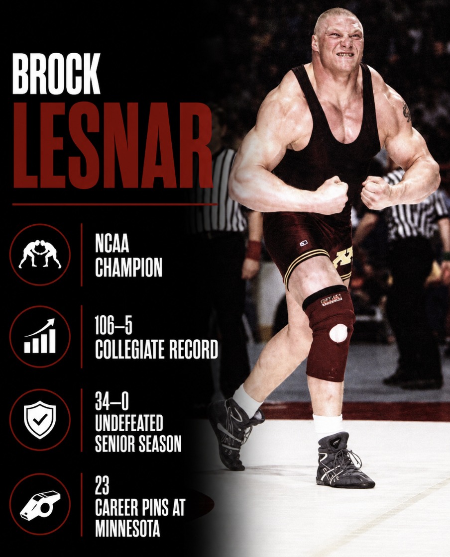 Brock Lesnar wins NCAA Division I championship in 2000