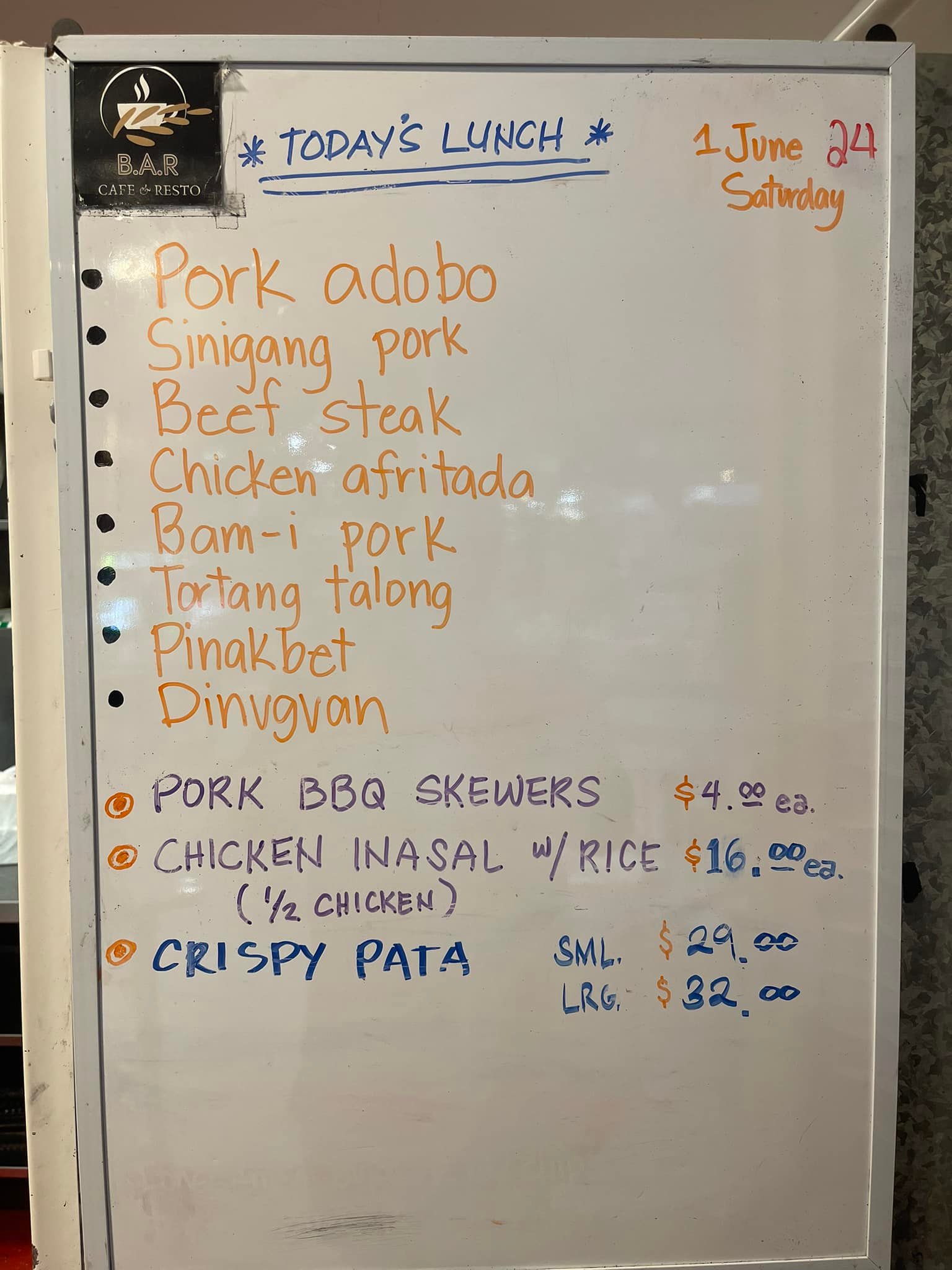 B.A.R Cafe and Resto | Sydney NSW