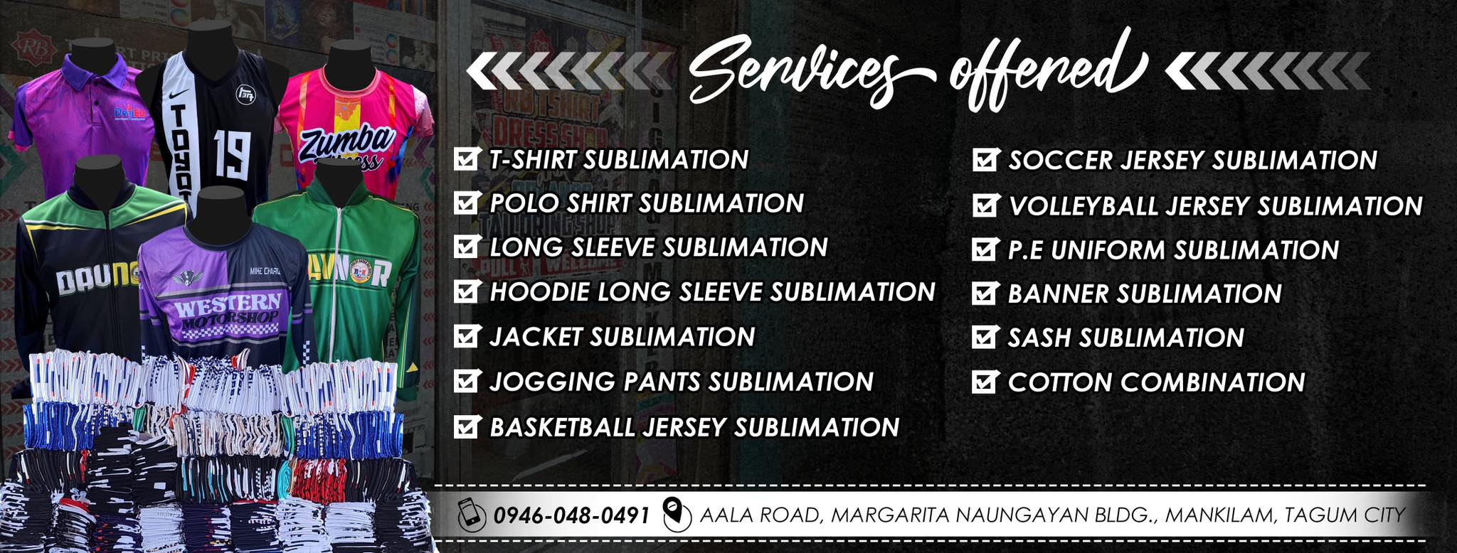 Rb T-shirt, Sublimation, Tarpaulin and Signage - Tagum City | Tagum City