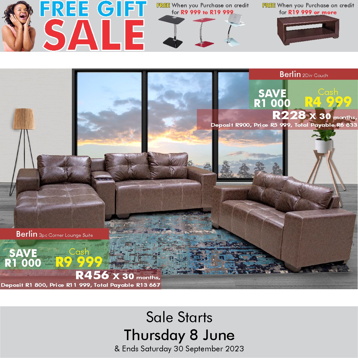 Senex Interiors - Our FREE Gift Sale is now ON. Visit us...