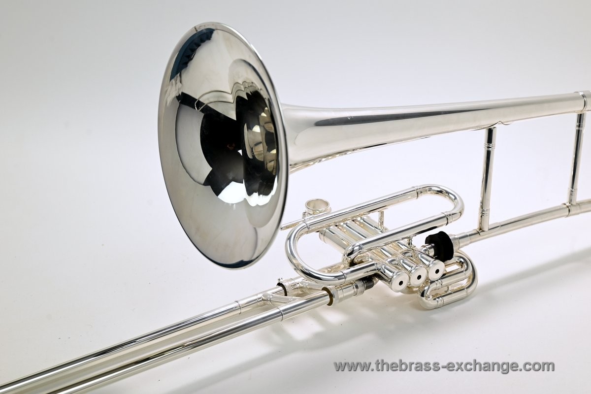 The iconic Holton Bass Trombone — turned on its head. 🔄 You're