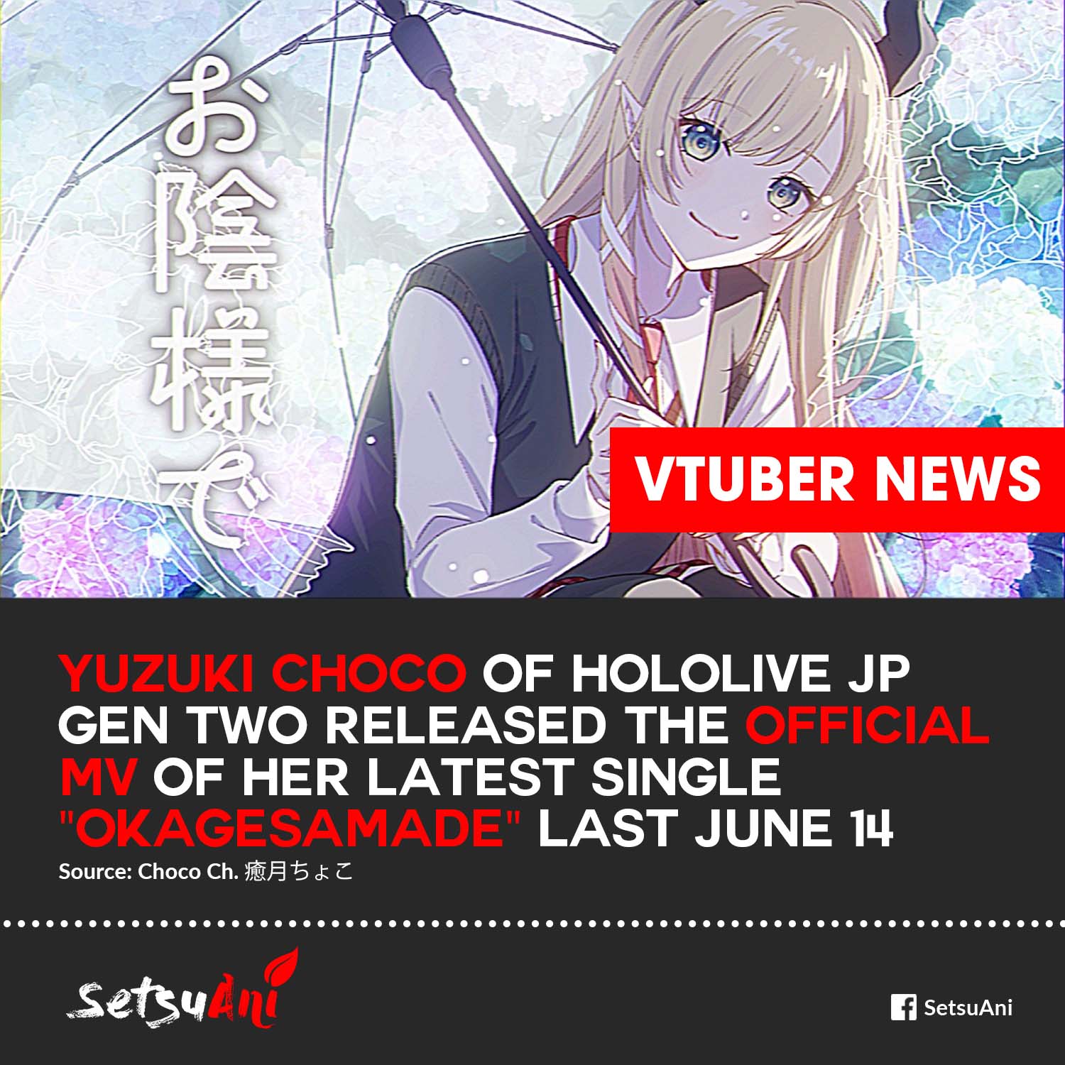 Setsu-Ani - VTuber News: Yuzuki Choco of Hololive JP Generation 