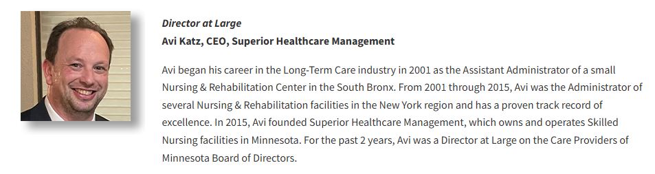 Care - Please join us in welcoming Avi Katz with Superior Healthcare ...