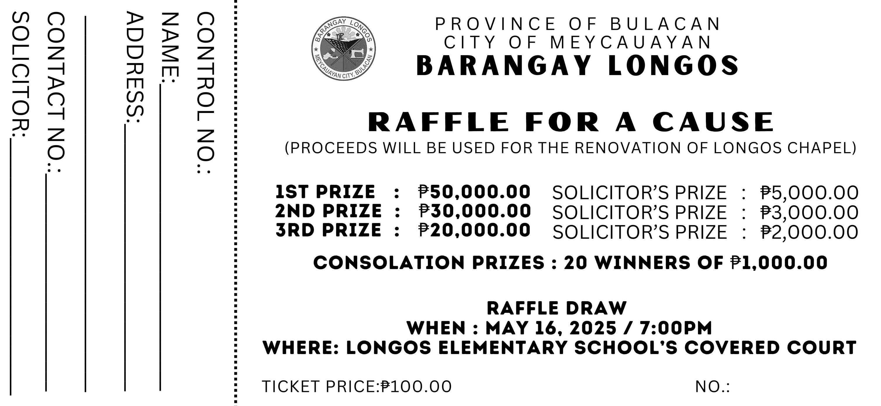Barangay - ‼️ POSTPONEMENT OF RAFFLE DRAW (RAFFLE FOR A CAUSE)‼️ Pauna ...