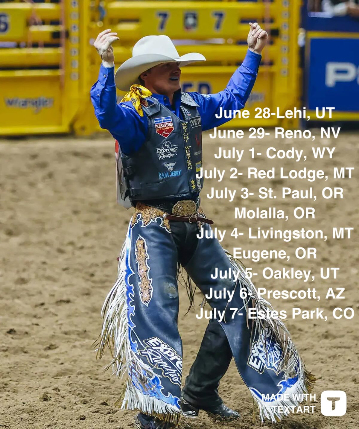 Ryder - Upcoming schedule! #DoinItTheWrightWay #ExpressRanches # ...