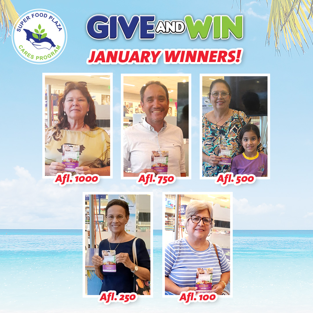 Super - 🎉 Congratulations to our January Give & Win Raffle Winners! 🎉 ...