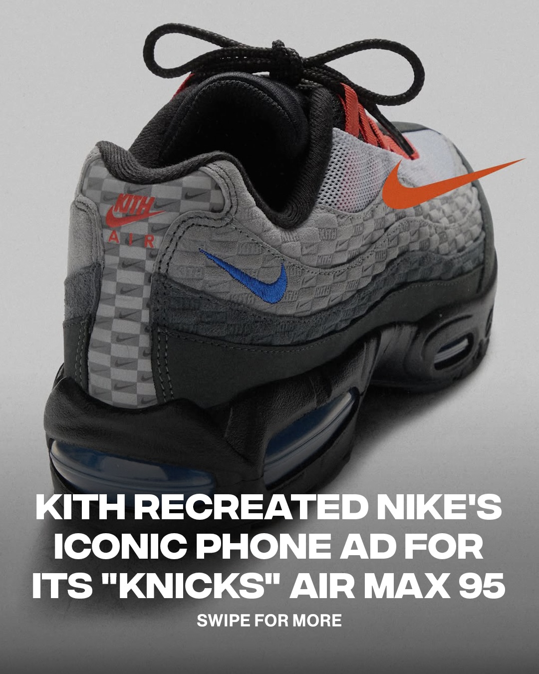 Too classic 🗽 The raffle for the Kith x Nike Air Max 95 “Knicks