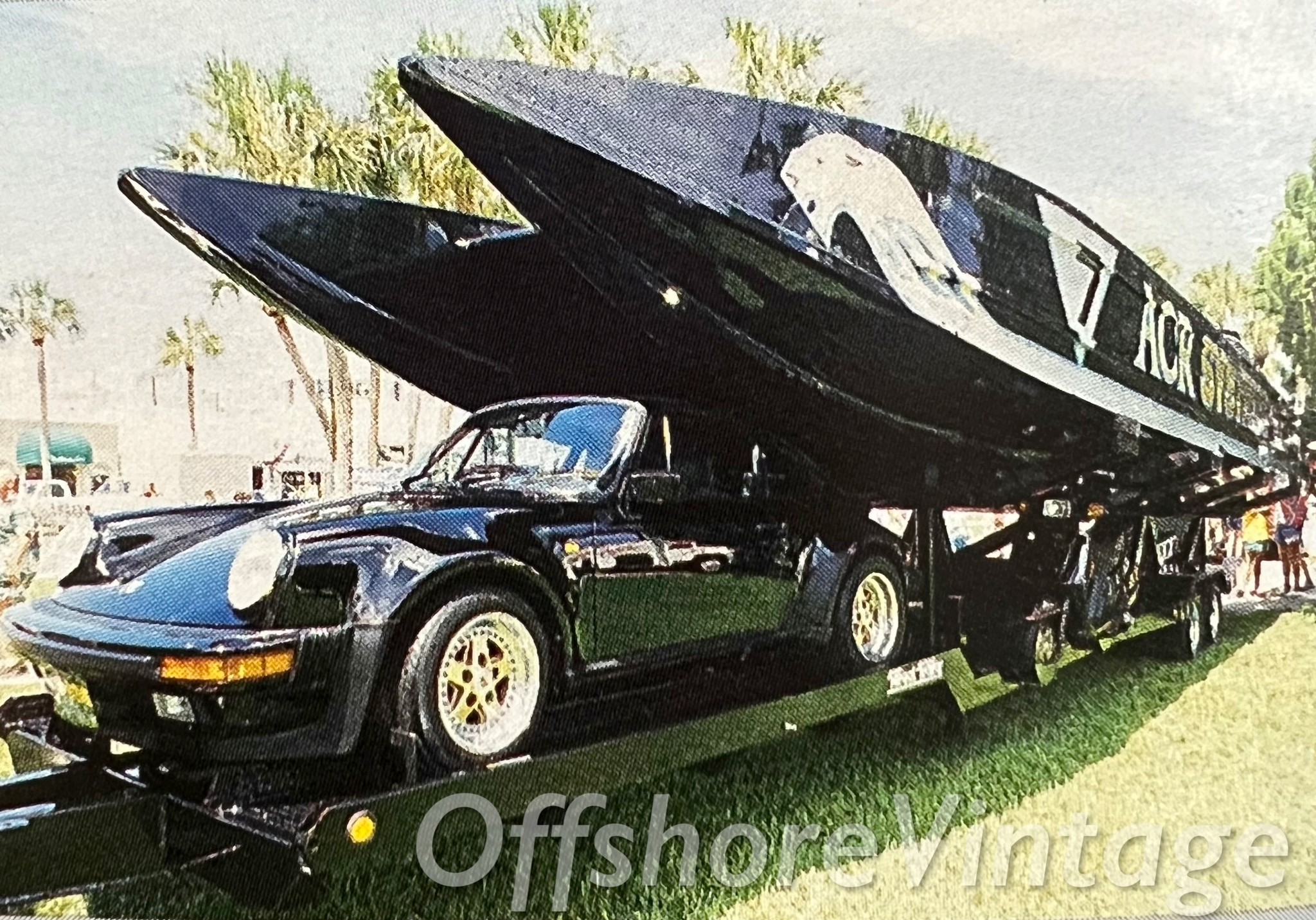 1987 - ACR SYSTEMS with the 911 Porsche on the trailer - Bob Kaiser