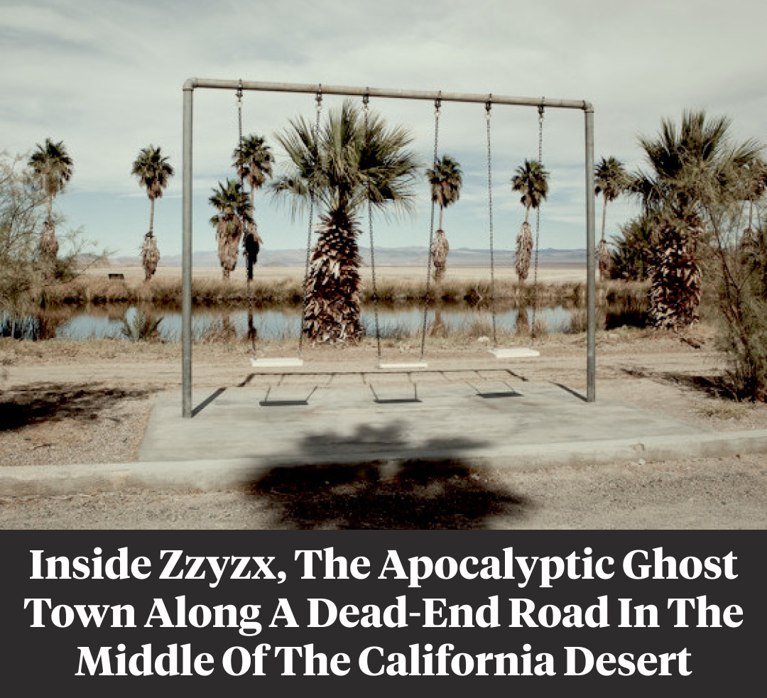 最後の道 Real - At the end of Zzyzx Road, a dead-end lane in the middle of