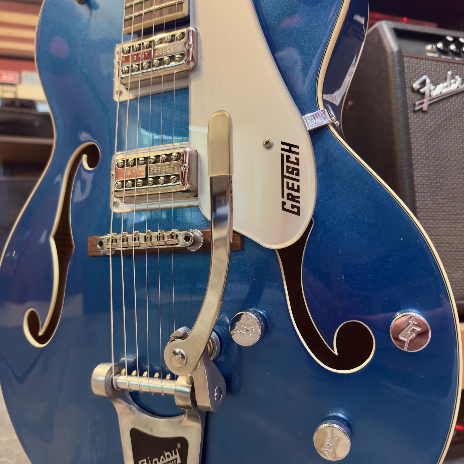 Check out this Westville Vanguard KR semi hollow we just got in