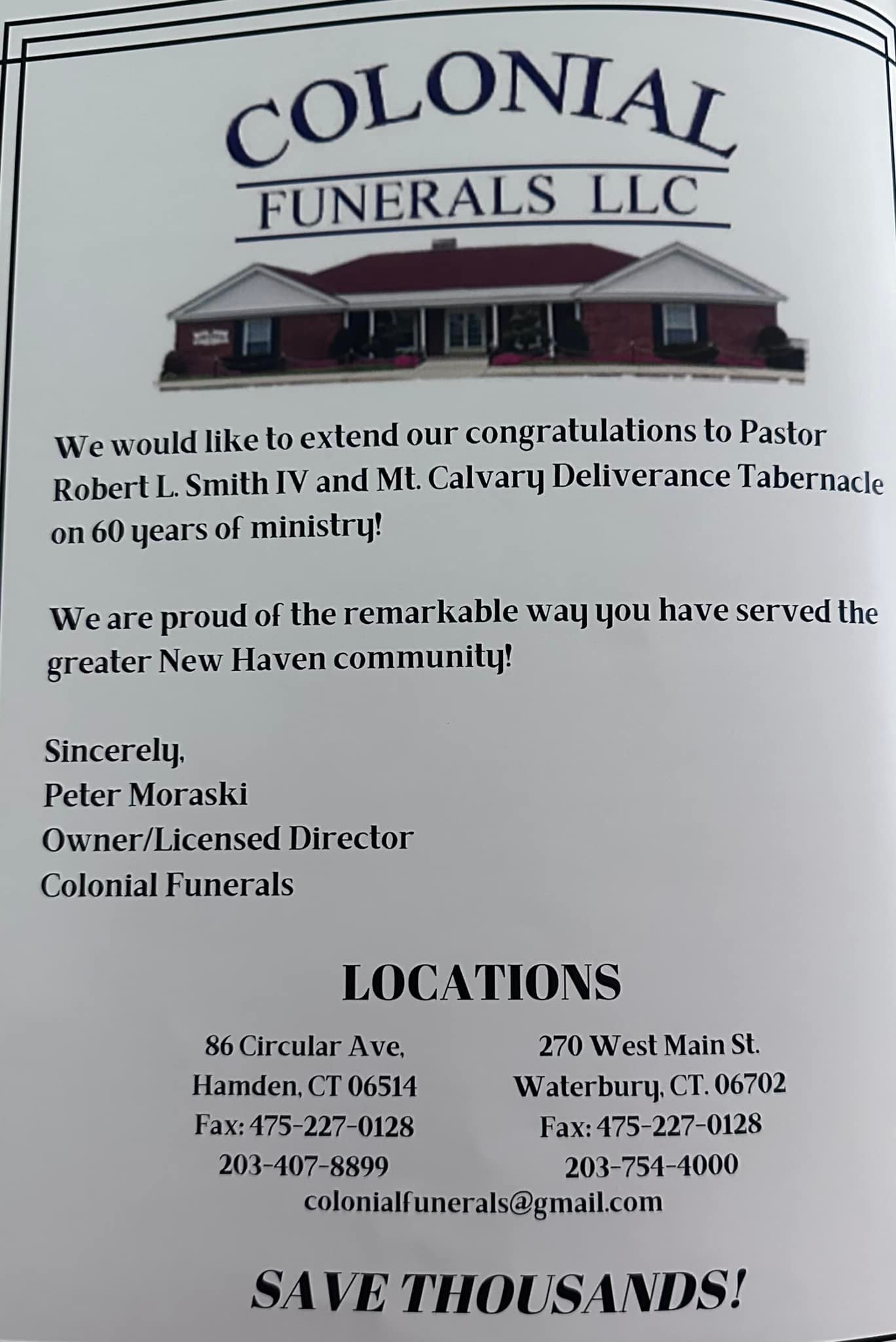 Colonial Funeral Home Hamden Connecticut Obituaries