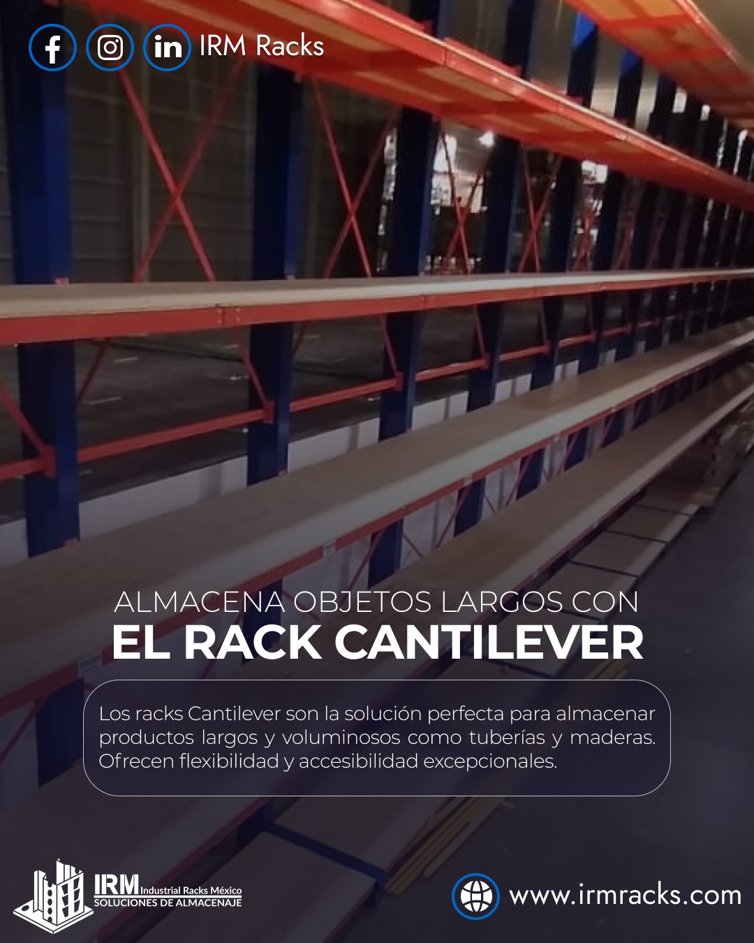 IRM racks - 🏗️🌟 ¡Almacena artículos largos y voluminosos...