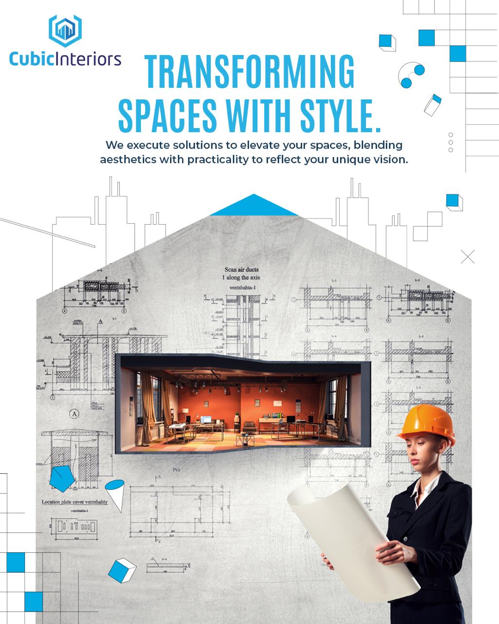 Cubic Interiors - 🏗️ From concept to reality, we blend... | Facebook