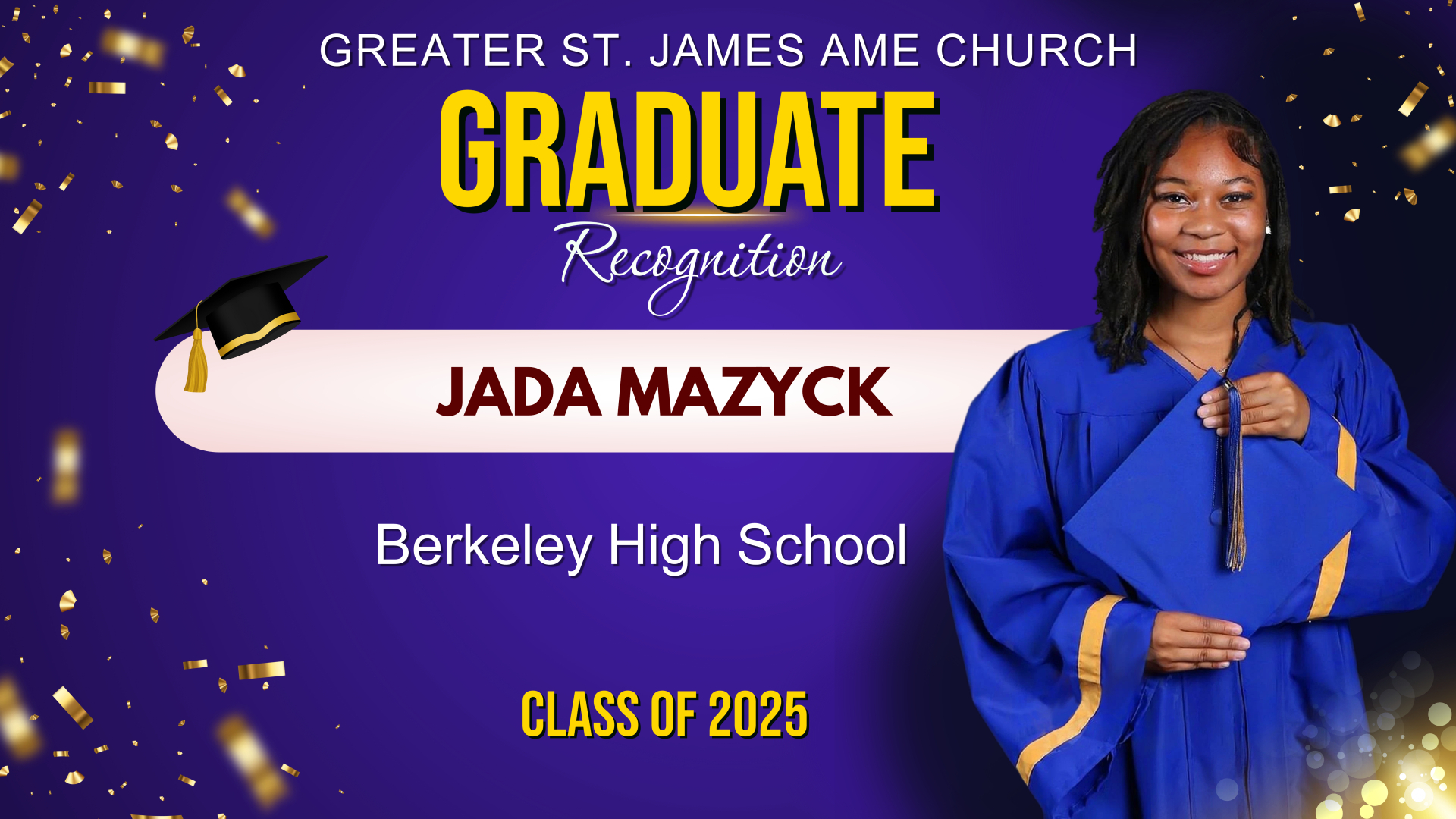Greater - 🌟 **Graduate Spotlight** 🌟 Congratulations to **Jada Mazyck ...