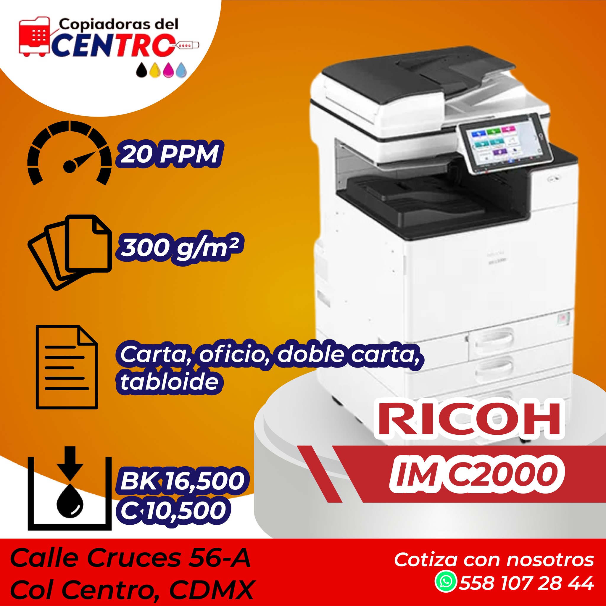 Kit Cartucce Toner Compatibili Per Ricoh IM C2000 / C2500, Alta Capacità, 4 Colori (nero, Ciano, Magenta, Giallo)