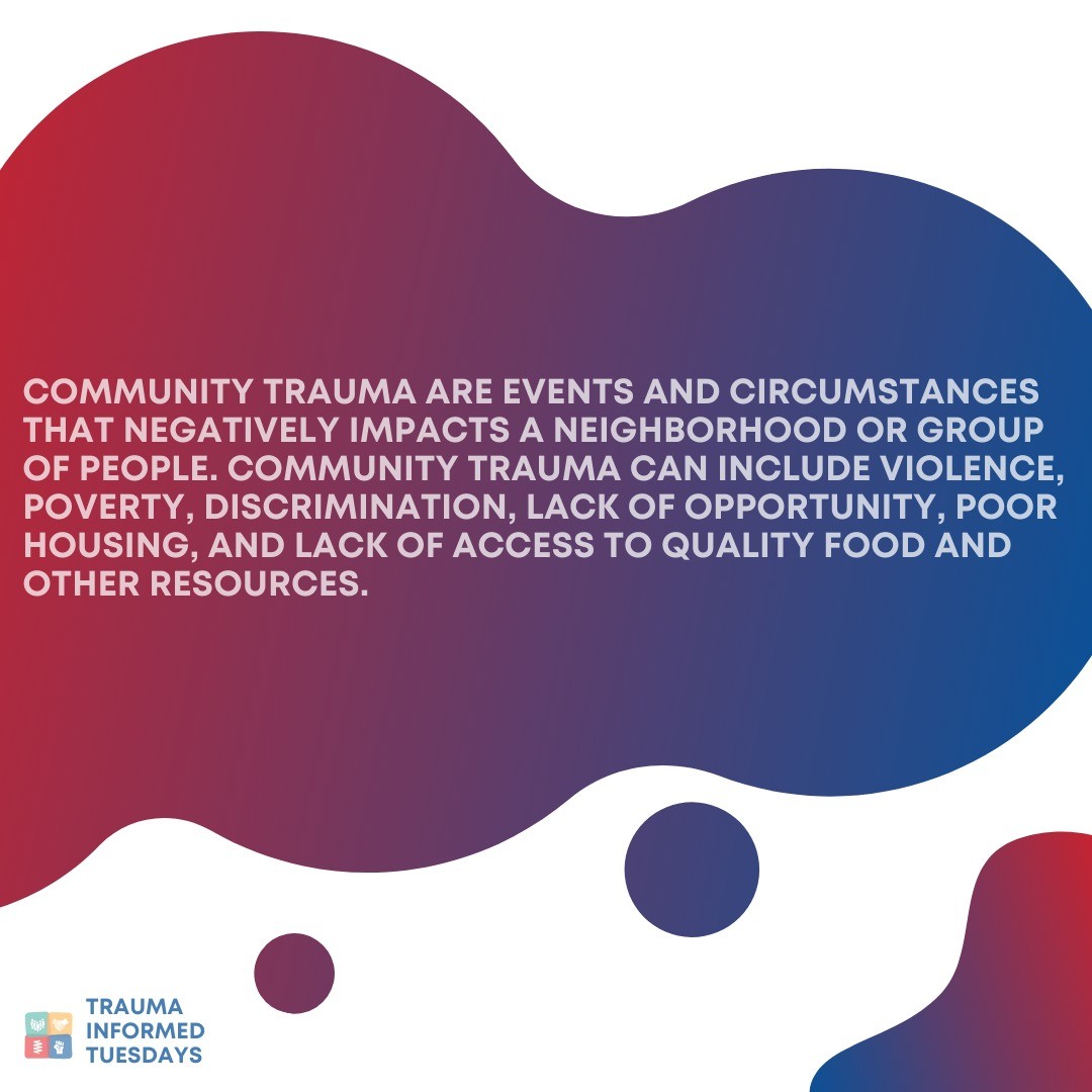 What is Community Trauma? #TRT... - Columbus CARE Coalition | Facebook