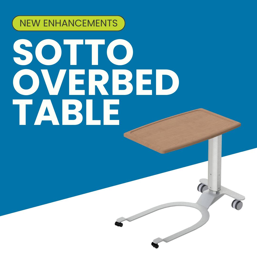 medViron - The re-release of the Sotto Overbed Table... | Facebook