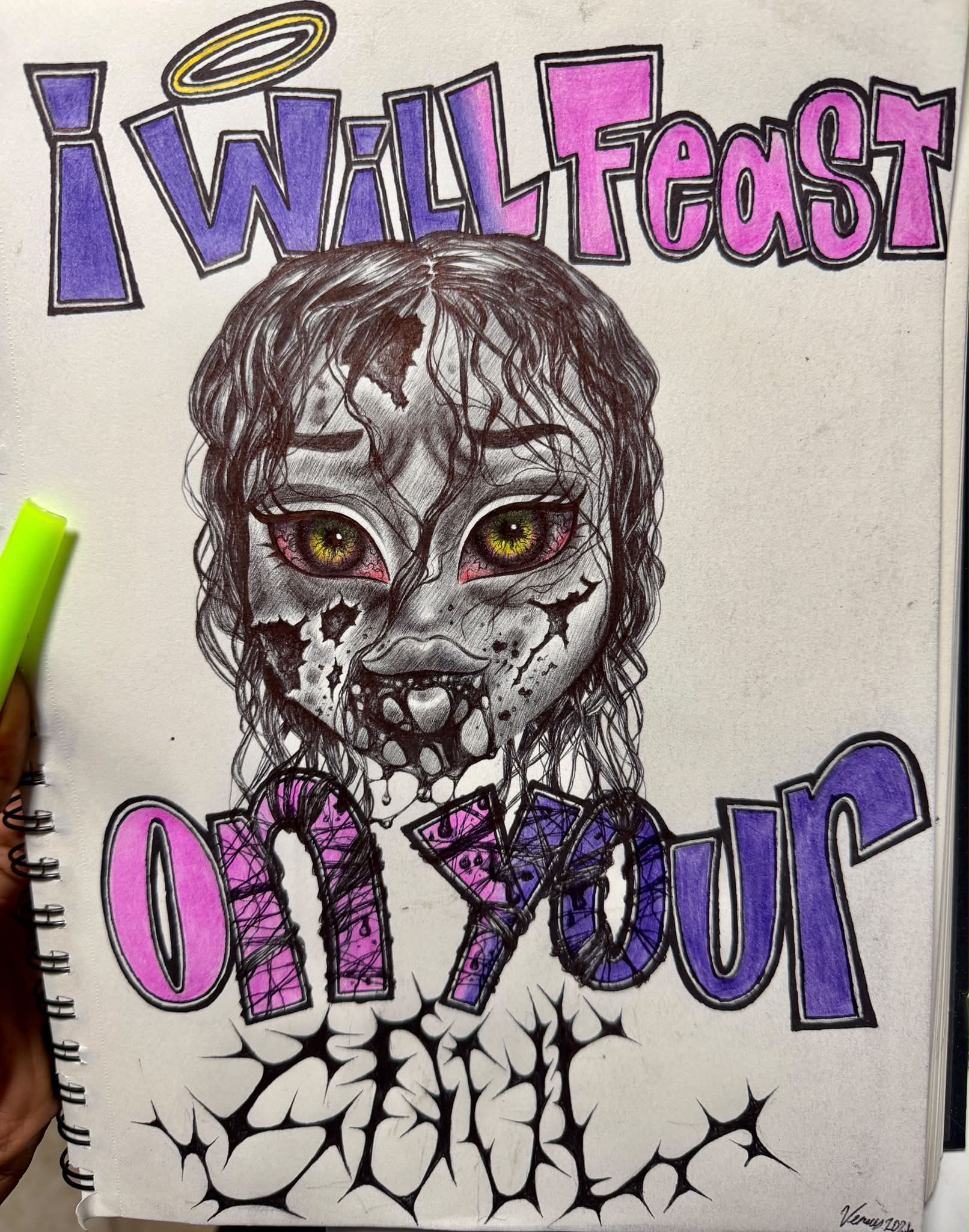 Evil Dead inspired C64 multicolor drawing
