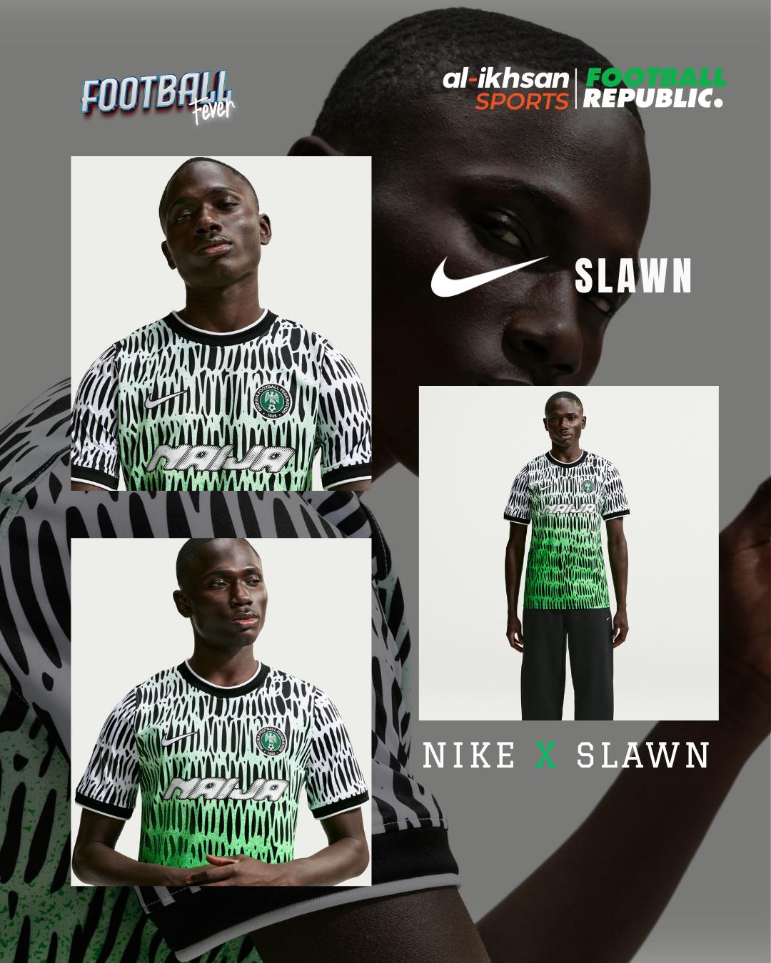 Available Now!🚨 The Nike x Slawn Nigeria Jersey has arrived