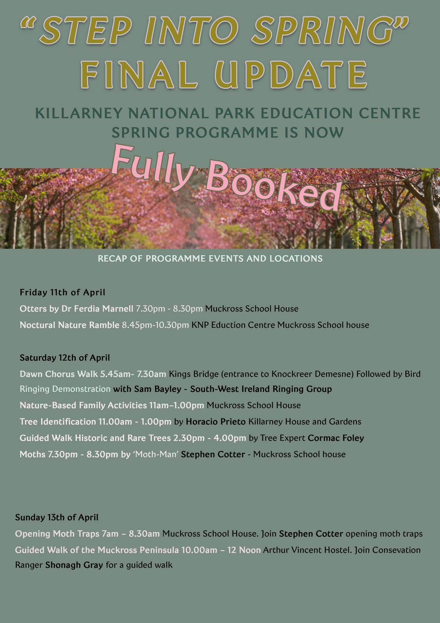 Killarney National Park - Final Update for Killarney National Park ...