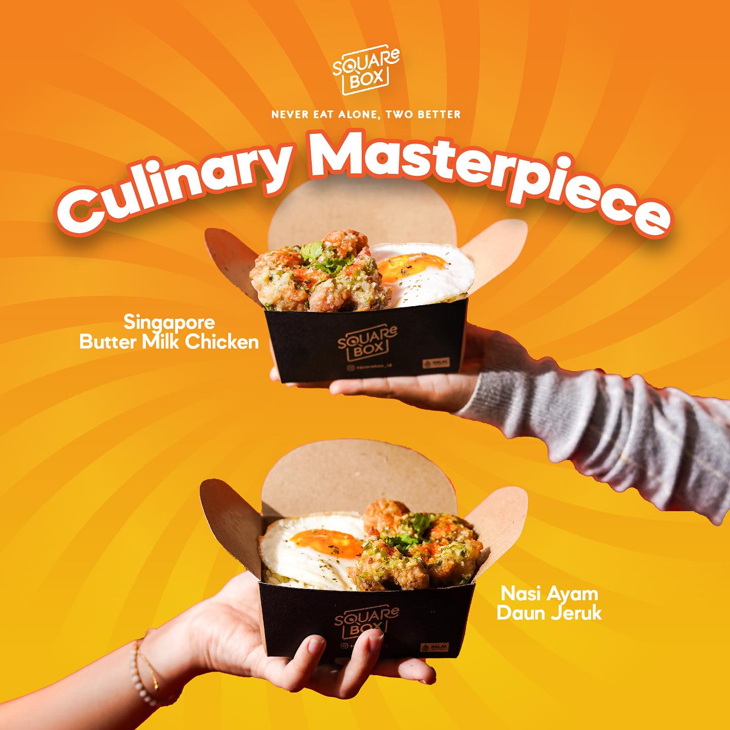 Square - Culinary Masterpiece of Square Box! Mana nih menu andalan ...