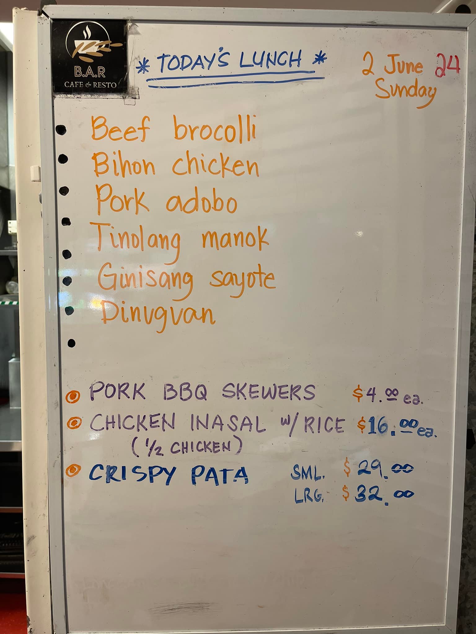 B.A.R Cafe and Resto | Sydney NSW