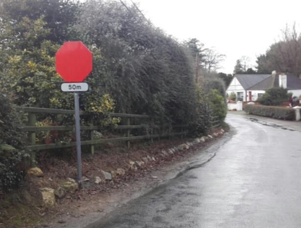 The shiny new 'Stop' signs... - Ballyduff Development Group