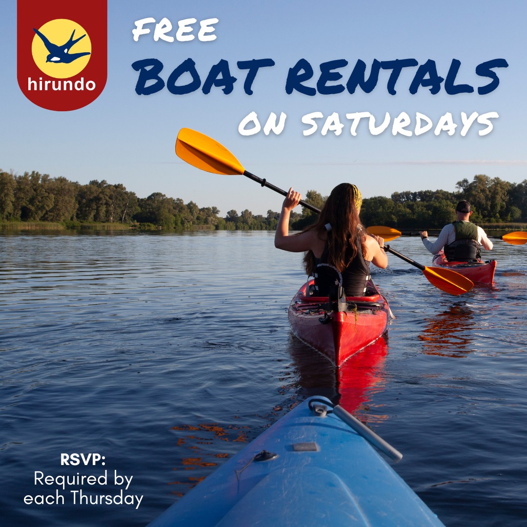 Hirundo - Did you know canoes and kayaks can be reserved free of charge ...