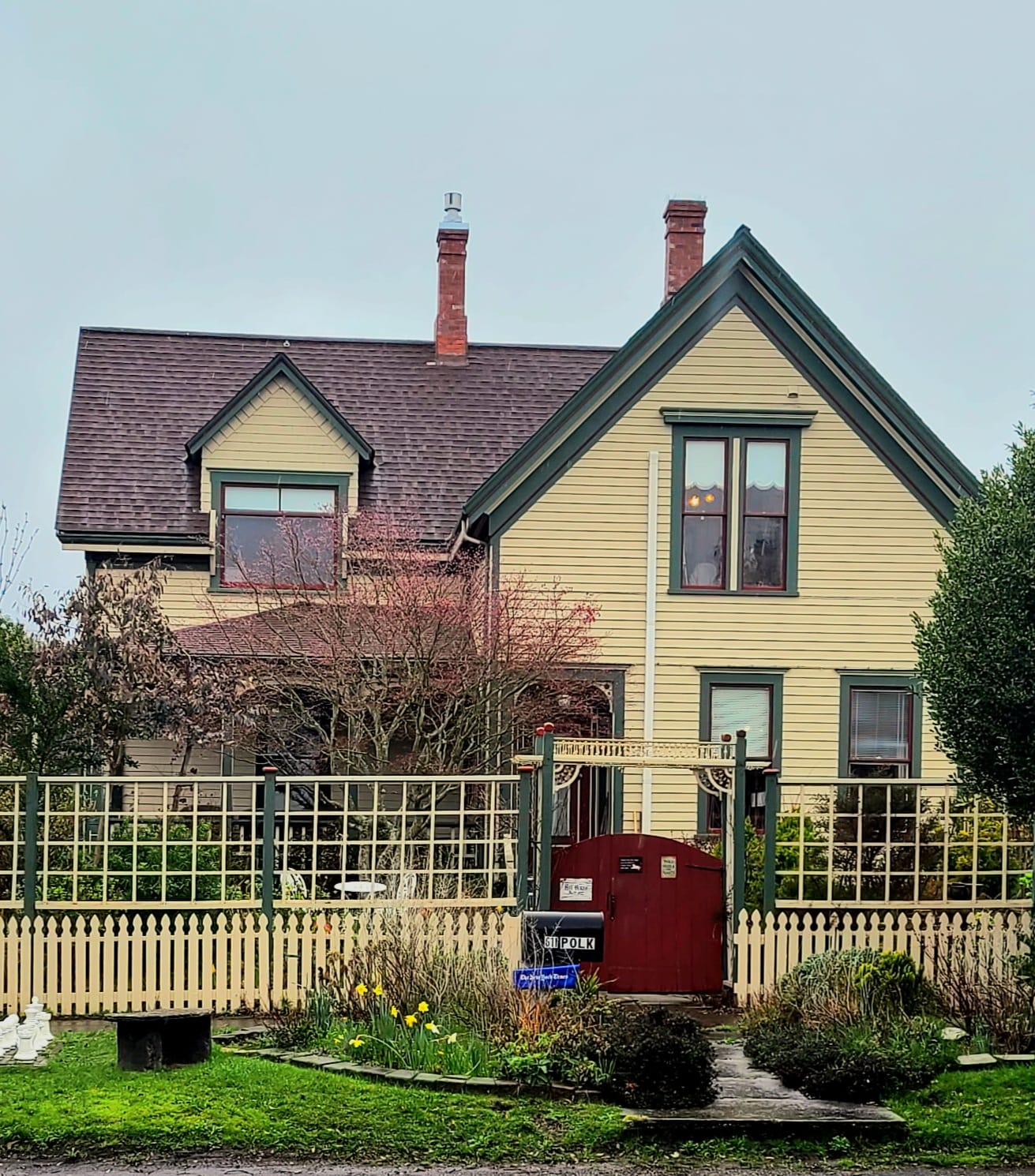 The Hill House built in 1872 Port Townsend, Washington. This