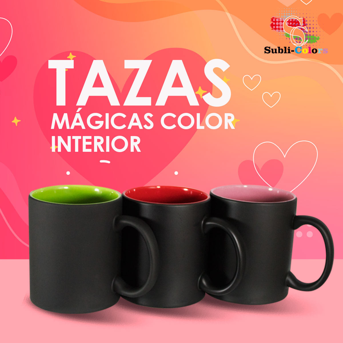 Subli-Colors - 🤩 TAZAS MÁGICAS COLOR INTERIOR . . . .... | Facebook