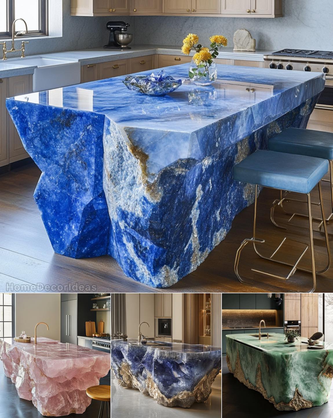 Mineral Crystal Kitchen Islands 😱 - Home Decor Ideas