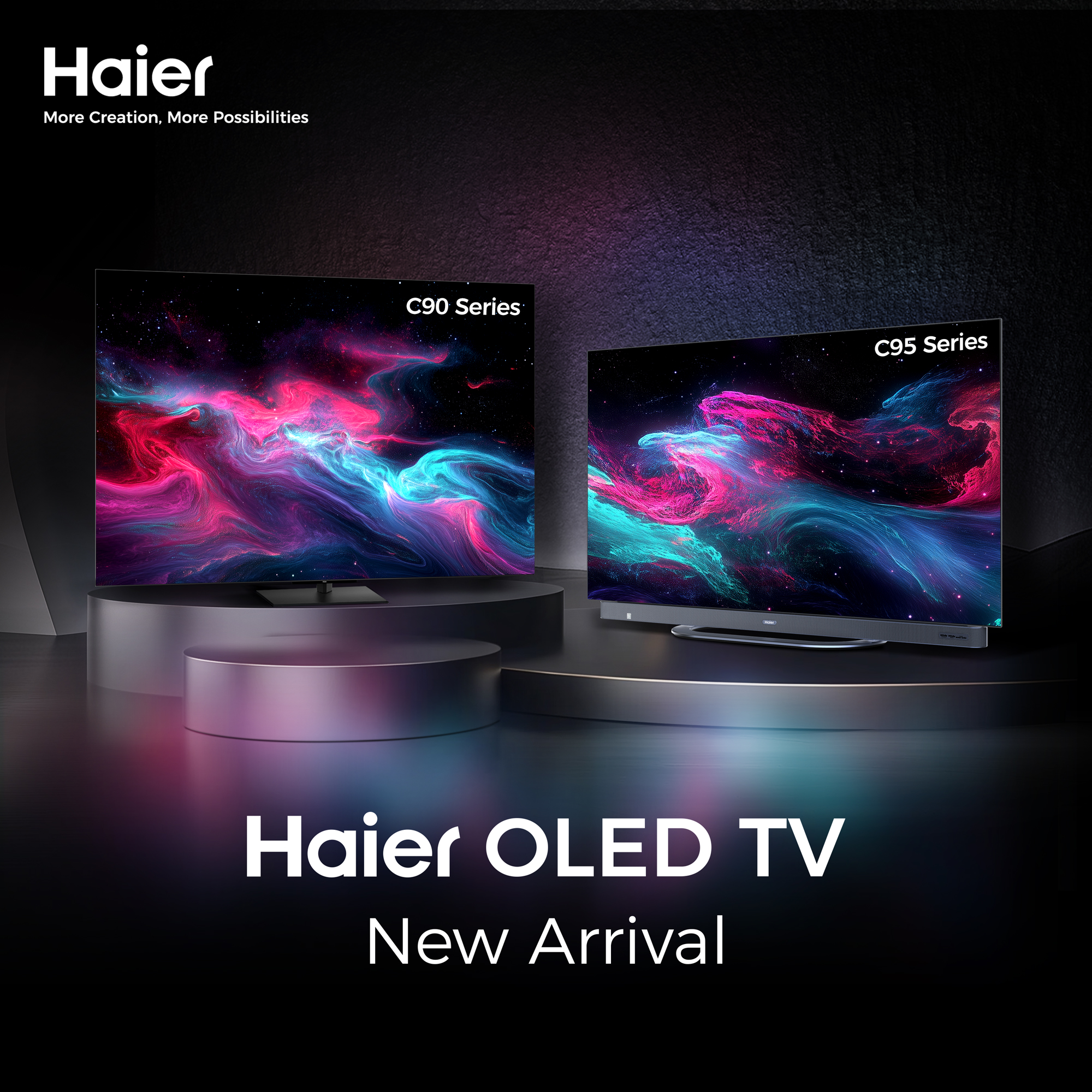 Haier - 📺 Elevate your home entertainment with Haier’s new OLED TVs ...