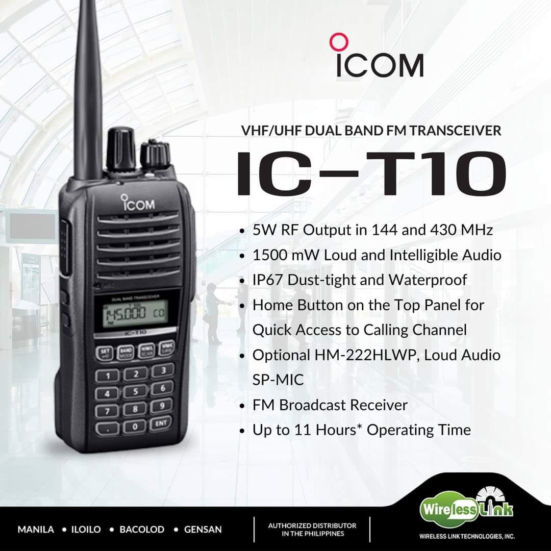 Icom T90a 800mhz radio reception capabilities