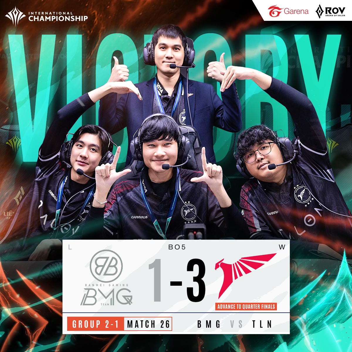 Garena - เหยี่ยวแดง 🦅Talon ตัวแทนไทย🇹🇭 ผ่านเข้ารอบ 8 ทีมสุดท้ายของการ ...