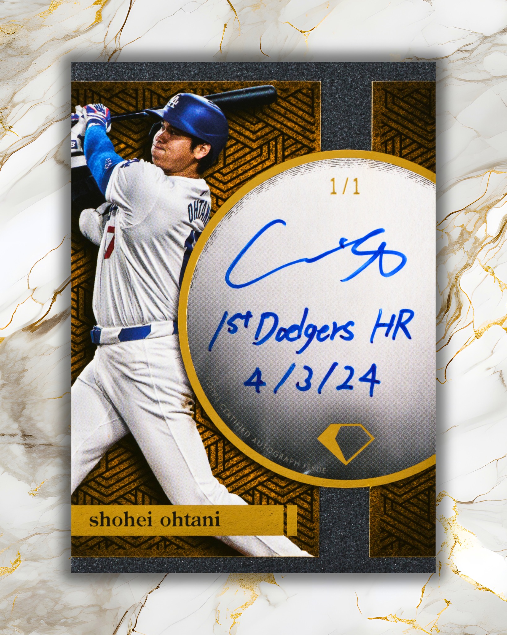 ???? ??????: An incredible 1/1 Shohei Ohtani autograph 