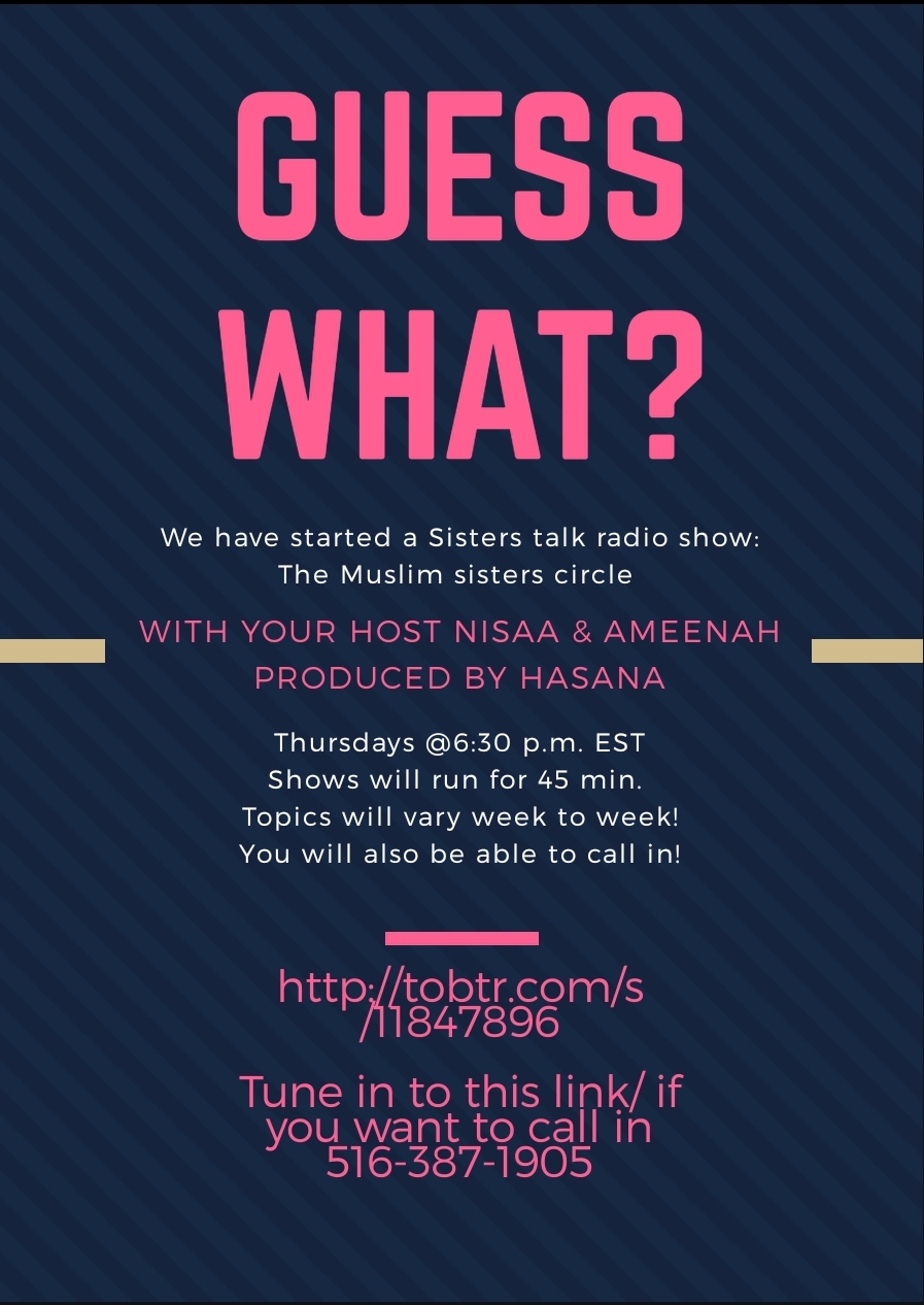 The Muslim Sisters Circle Talk Radio Show Home Facebook