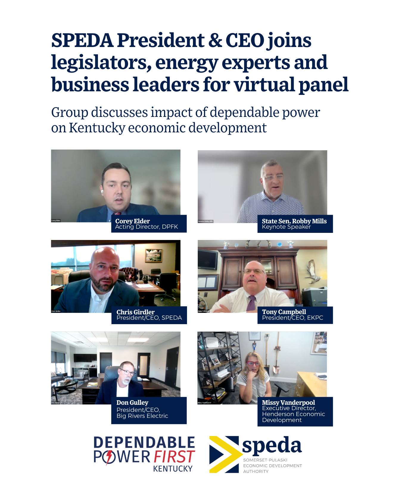SPEDA - SPEDA President and CEO Chris Girdler joined... | Facebook