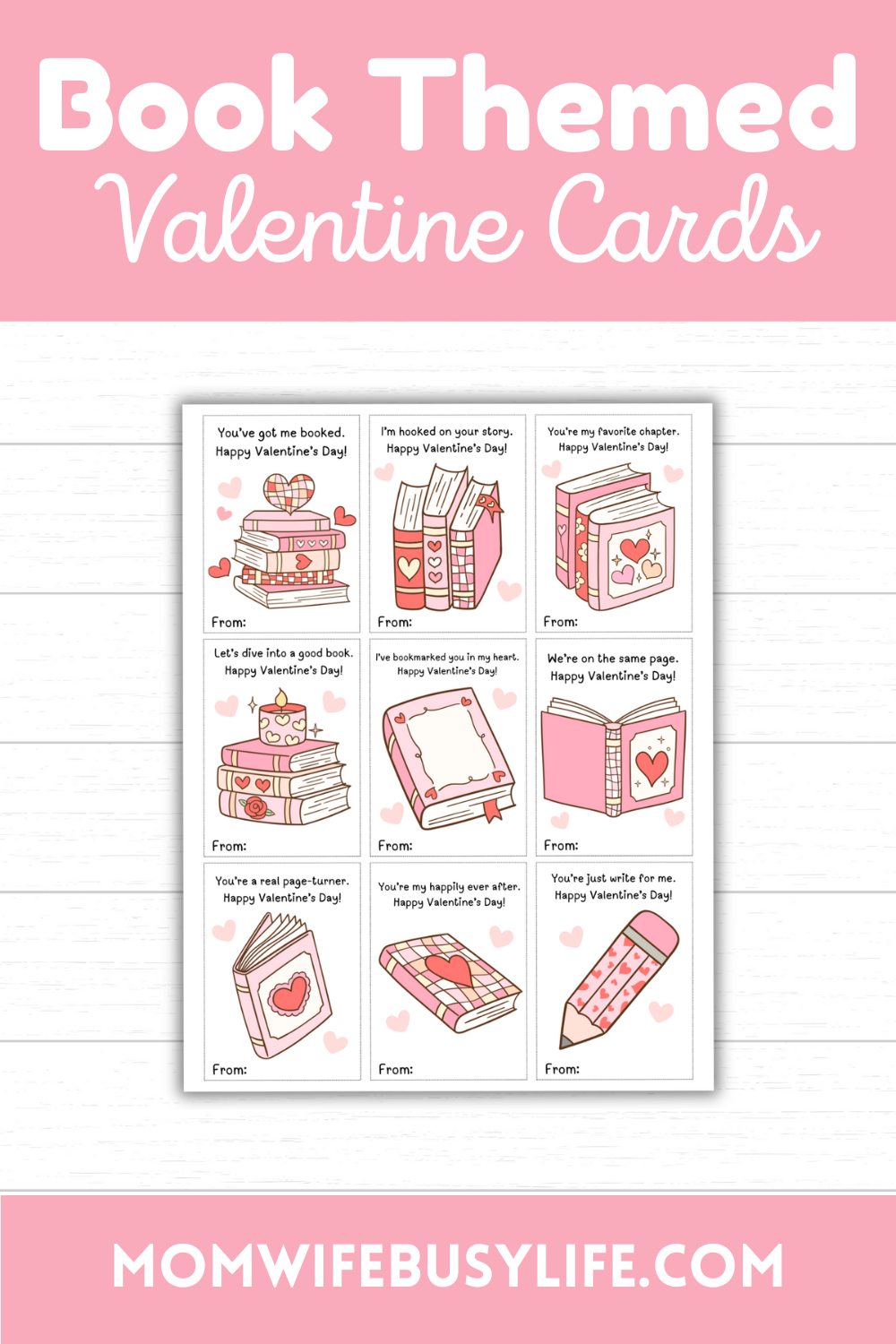 These printable book-themed... - Mom Wife Busy Life | Facebook