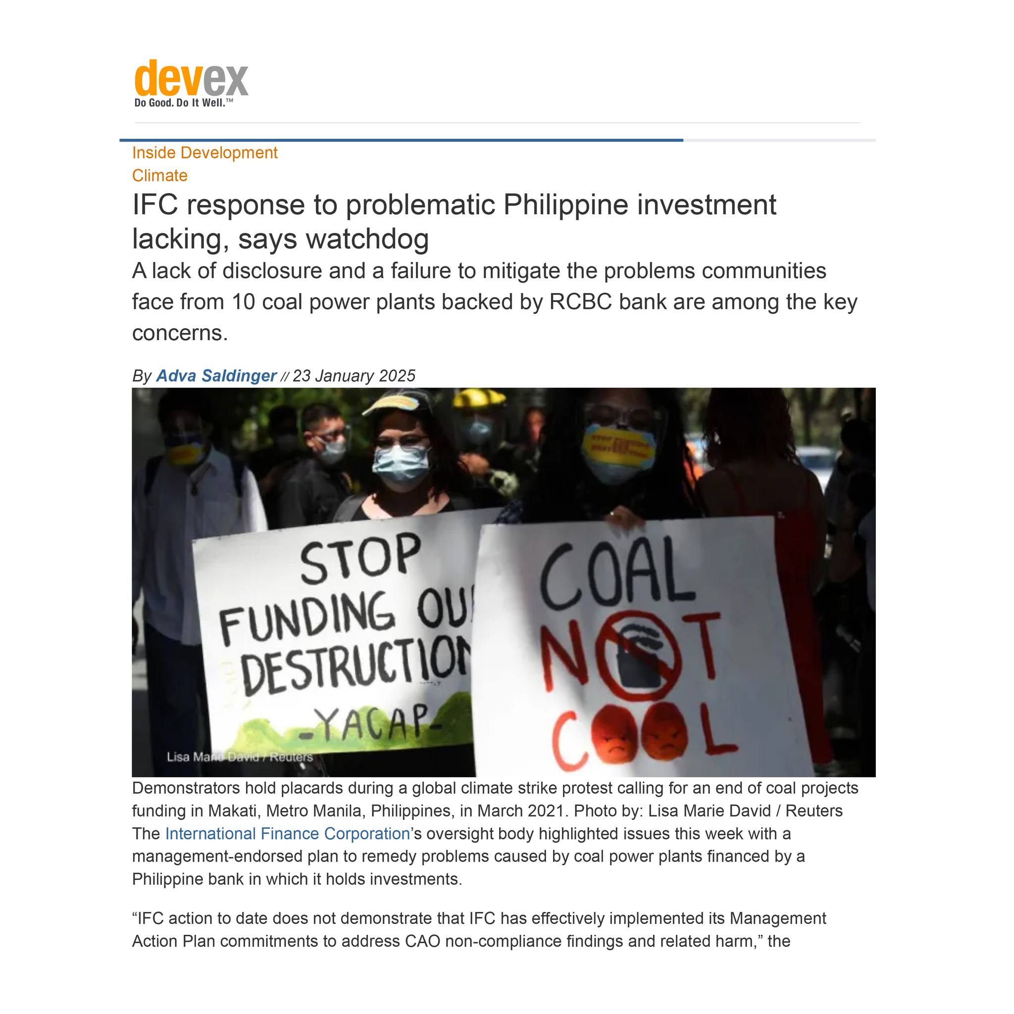 Philippine - #PMCJInTheNews 📰 